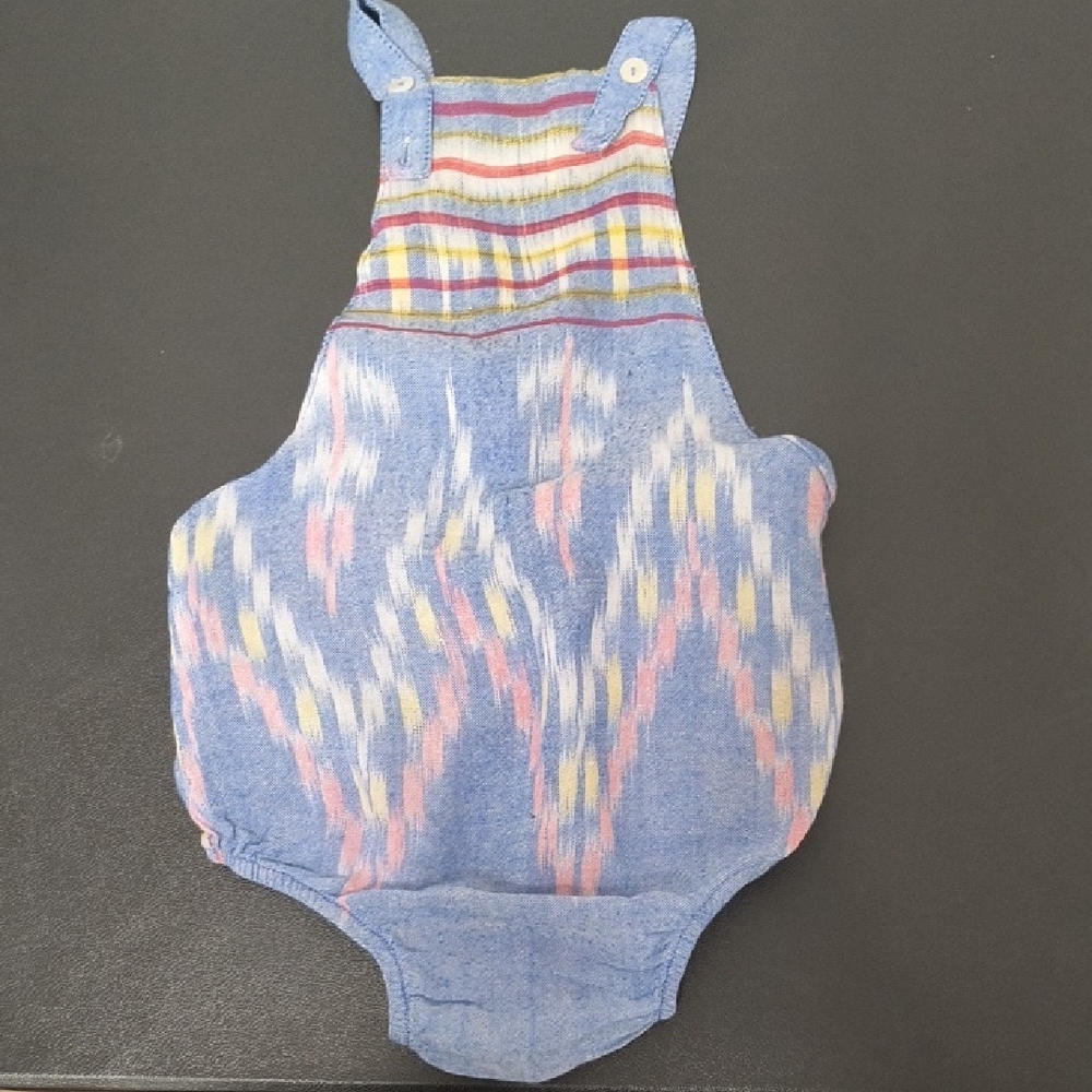 Cleobella Blue and Pink Baby Romper